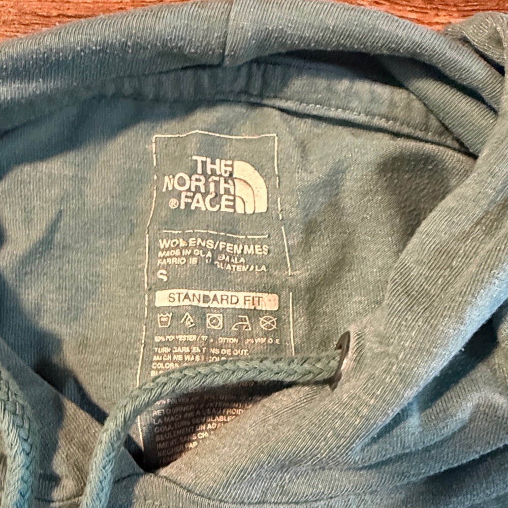 The North Face Women’s Teal Hoodie Sweater - Picture 2 of 4